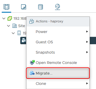 migrate vm with cross vcenter vmotion